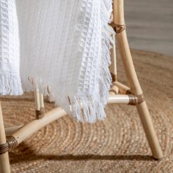 Alternative view of Colcha Favo Branco Algodão Decoração 180 X 260 Cm