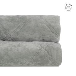 Colcha Verde Poliester Têxtil/Casa 270 X 260 Cm