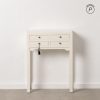 Consola Branco de Madeira 63 X 26 X 85 Cm