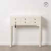 Consola Branco de Madeira 85 X 26 X 85 Cm