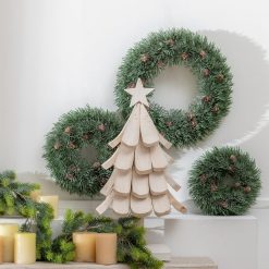 Alternative view of Coroa Verde Pvc Decoração 28 X 28 Cm ( 2 unidades)