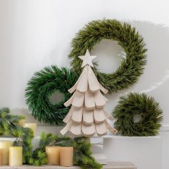 Alternative view of Coroa Verde Pvc Decoração 42 X 42 Cm ( 2 unidades)