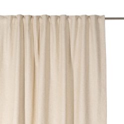 Cortina Cru Poliester Decoração 140 X 260 Cm (2 Unidades)