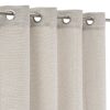 Cortina Faux Cotton Tingido Cuadrille 140 X 260 Cm (2 Unidades)