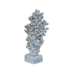 Figura Coral Azul Cerâmica Decoração 16