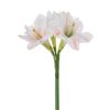 Flor Amarilis Branco Artificial 23 X 20 X 73 Cm (12 unidades)