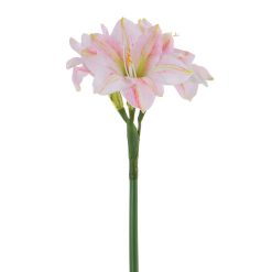 Flor Amarilis Rosa Artificial 23 X 20 X 73 Cm (12 unidades)