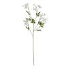 Flor Cereja Branco Poliéster-Polietileno 88 Cm (30 unidades)