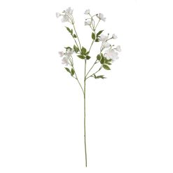 Flor Cereja Branco Poliéster-Polietileno 88 Cm (30 unidades)