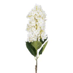 Alternative view of Flor Hortência Branco Tecido Decoração 74 Cm (12 unidades)