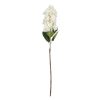 Flor Hortência Branco Tecido Decoração 74 Cm (12 unidades)