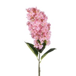 Alternative view of Flor Hortência Rosa Tecido Decoração 74 Cm (12 unidades)