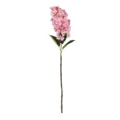 Flor Hortência Rosa Tecido Decoração 74 Cm (12 unidades)