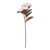 Flor Magnólia Rosa Goma Decoração 73 Cm (5 unidades)