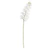 Flor Orquídea Branco Tecido Decoração 107 Cm (6 unidades)