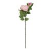 Flor Rosa Rosa Pvc-Tecido Decoração 69 Cm ( 24 unidades)