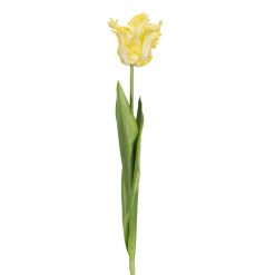 Alternative view of Flor Tulipa Amarelo Tecido Decoração 63 Cm (12 unidades)