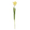 Flor Tulipa Amarelo Tecido Decoração 63 Cm (12 unidades)