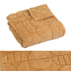 Manta Jacquard Sherpa Mid Century Bege 130 X 160 Cm