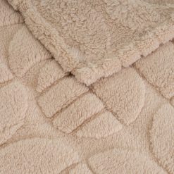 Alternative view of Manta Jacquard Sherpa Mid Century Cinza 130 X 160 Cm