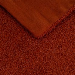 Alternative view of Manta Sherpa-Polar Bouclé Terracota 130 X 160 Cm (2 Unidades)