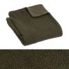 Manta Sherpa-Polar Bouclé Verde 130 X 160 Cm (2 Unidades)