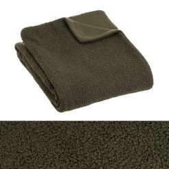Manta Sherpa-Polar Bouclé Verde 130 X 160 Cm (2 Unidades)