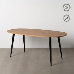 Mesa De Jantar Natural Madeira Mango 180 X 90 X 76 Cm