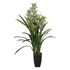 Planta Orquídea Verde Polietileno 110 Cm