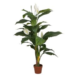 Planta Verde-Branco Polietileno Jardins 130 Cm