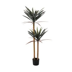 Planta Yuca Verde Goma Decoração 125 Cm