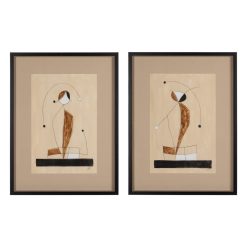 Quadro Pintura Abstrato 2 M 60 X 80 Cm ( 2 unidades)