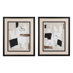 Quadro Pintura Abstrato 2 M 80 X 100 Cm ( 2 unidades)