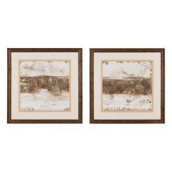 Quadro Pintura Abstrato 2 M 80 X 80 Cm ( 2 unidades)