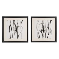 Quadro Pintura Abstrato 2 M 80 X 80 Cm ( 2 unidades)