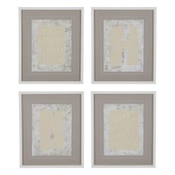 Quadro Pintura Abstrato 4 M 50 X 60 Cm (4 unidades)