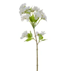 Rama Flores Branco Pvc Jardins 40 Cm ( 24 unidades)