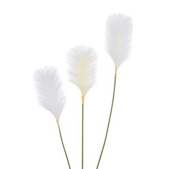 Rama Junco Branco Artificial Decoração 25 X 12 X 108 Cm ( 24 unidades)