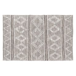 Tapete Cinzento-Branco 120 X 180 Cm