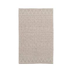 Tapete Creme Tecido Decoração 160 X 230 Cm