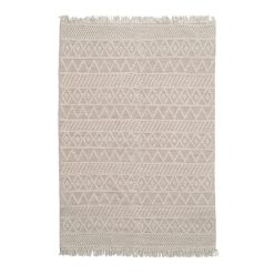 Tapete Creme Tecido Decoração 200 X 300 Cm