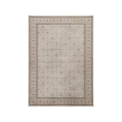 Tapete Estampado Cinza Viscose 160 X 230 Cm