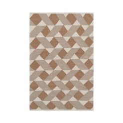 Tapete Multicolor Lã-Algodão Decoração 160 X 230 Cm