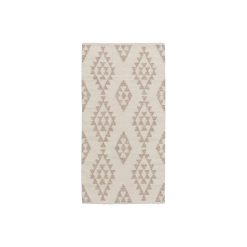 Tapete Natural Branco Lã-Algodão 80 X 150 Cm