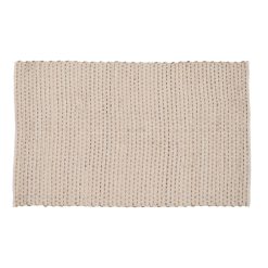 Tapete Natural-Branco Yute-Algodón 160 X 230 Cm