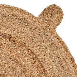 Alternative view of Tapete Natural Yute Decoração 100 X 100 Cm