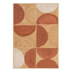 Tapete Terracota Juta Decoração 200 X 290 Cm