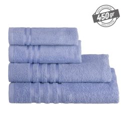 Toalha. Chuveiro. 100% Algodão Azul 70 X 140 Cm (2 Unidades)