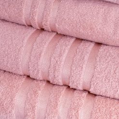 Alternative view of Toalha. Chuveiro. 100% Algodão Rosa 70 X 140 Cm (2 Unidades)