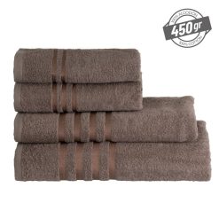 Toalha. Chuveiro. Taupe Escuro 70 X 140 Cm (2 Unidades)